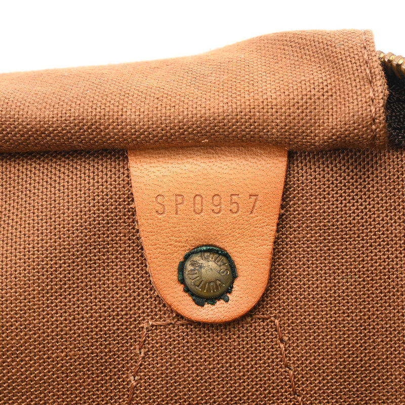 LOUIS VUITTON ルイヴィトン モノグラム スピーディ 35 旧型 ブラウン M41524 レディース モノグラムキャンバス ハンドバッグ Bランク 中古 銀蔵