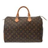LOUIS VUITTON ルイヴィトン モノグラム スピーディ 35 旧型 ブラウン M41524 レディース モノグラムキャンバス ハンドバッグ Bランク 中古 銀蔵