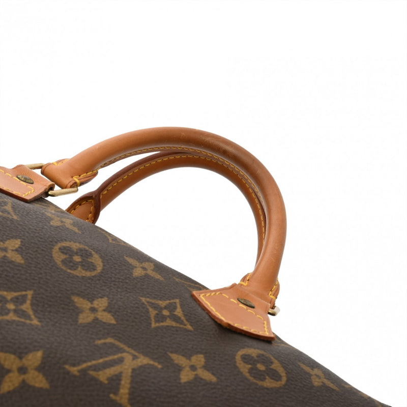 LOUIS VUITTON ルイヴィトン モノグラム スピーディ 35 旧型 ブラウン M41524 レディース モノグラムキャンバス ハンドバッグ Bランク 中古 銀蔵