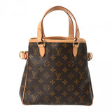 LOUIS VUITTON ルイヴィトン モノグラム バティニョール ブラウン M51156 レディース モノグラムキャンバス ハンドバッグ Aランク 中古 銀蔵