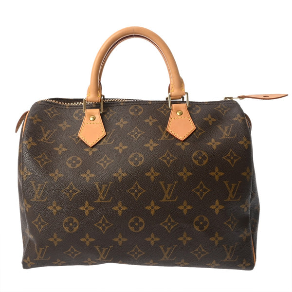 LOUIS VUITTON ルイヴィトン モノグラム スピーディ30 旧型 ブラウン M41526 レディース モノグラムキャンバス ハンドバッグ ABランク 中古 銀蔵