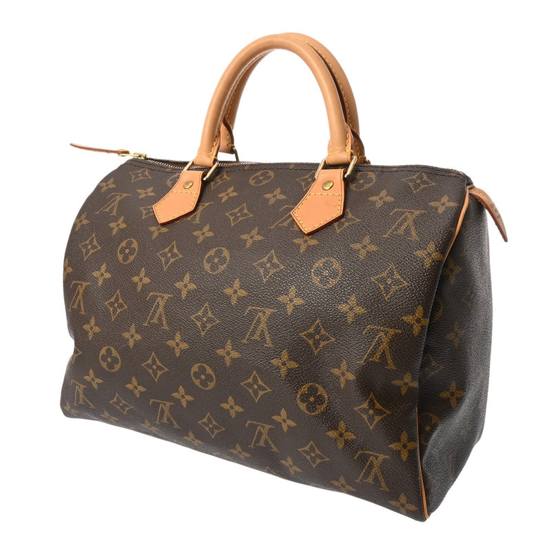 LOUIS VUITTON ルイヴィトン モノグラム スピーディ30 旧型 ブラウン M41526 レディース モノグラムキャンバス ハンドバッグ ABランク 中古 銀蔵