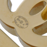 CHANEL シャネル スクエア ロゴ ピアス ゴールド/ホワイト レディース GP ピアス Aランク 中古 銀蔵