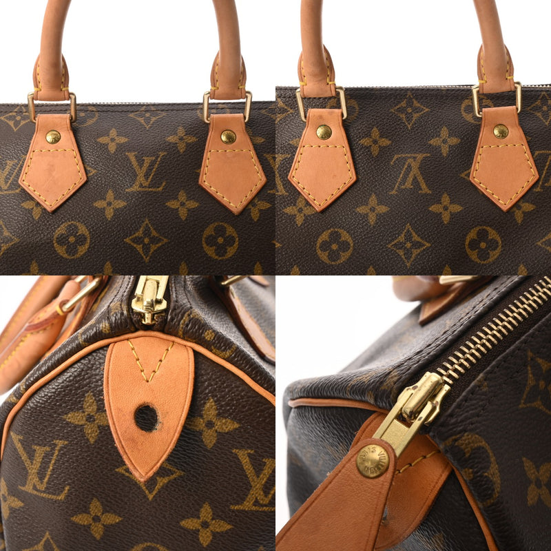 LOUIS VUITTON ルイヴィトン モノグラム スピーディ 25 旧型 ブラウン M41528 レディース モノグラムキャンバス ハンドバッグ Bランク 中古 銀蔵