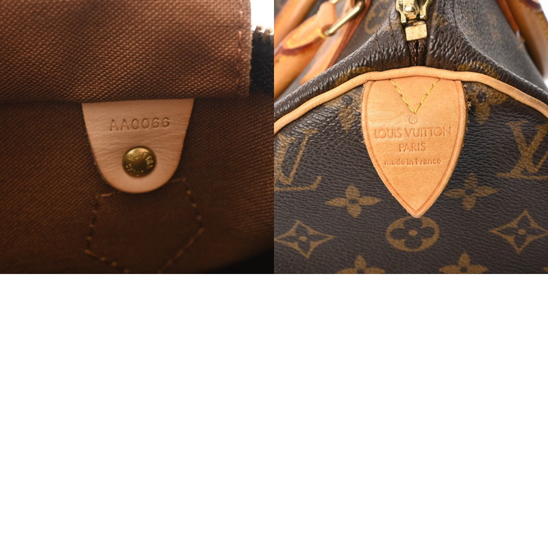 LOUIS VUITTON ルイヴィトン モノグラム スピーディ 30 旧型 ブラウン M41526 レディース モノグラムキャンバス ハンドバッグ Bランク 中古 銀蔵
