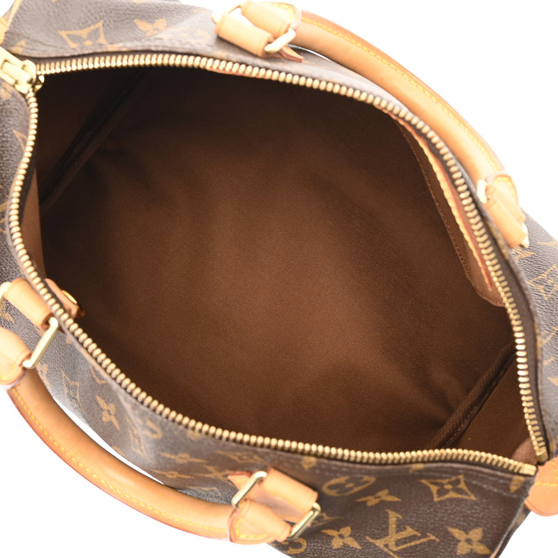 LOUIS VUITTON ルイヴィトン モノグラム スピーディ 30 旧型 ブラウン M41526 レディース モノグラムキャンバス ハンドバッグ ABランク 中古 銀蔵