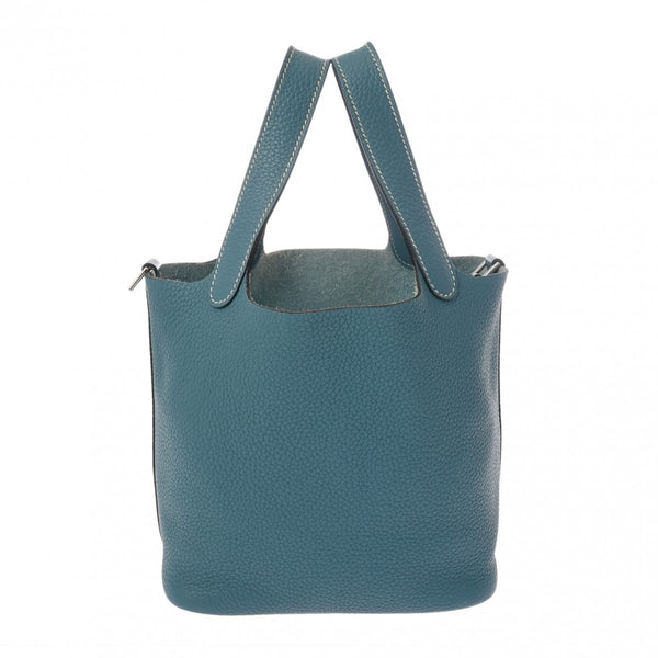 HERMES エルメス ピコタンロック PM ブルージーン □P刻印(2012年頃) レディース トリヨンクレマンス ハンドバッグ Bランク 中古 銀蔵