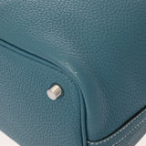 HERMES エルメス ピコタンロック PM ブルージーン □P刻印(2012年頃) レディース トリヨンクレマンス ハンドバッグ Bランク 中古 銀蔵