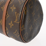 LOUIS VUITTON ルイヴィトン モノグラム パピヨン PM 旧型 ブラウン M51366 レディース モノグラムキャンバス ハンドバッグ Bランク 中古 銀蔵