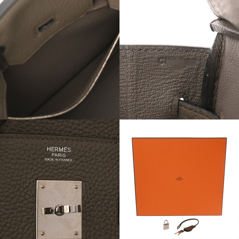 HERMES エルメス バーキン 30 エタン C刻印(2018年頃) レディース トゴ ハンドバッグ ABランク 中古 銀蔵