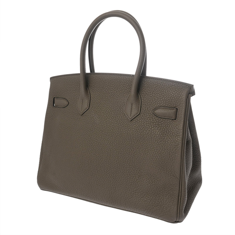 HERMES エルメス バーキン 30 エタン C刻印(2018年頃) レディース トゴ ハンドバッグ ABランク 中古 銀蔵