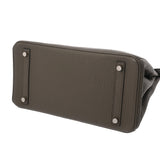 HERMES エルメス バーキン 30 エタン C刻印(2018年頃) レディース トゴ ハンドバッグ ABランク 中古 銀蔵