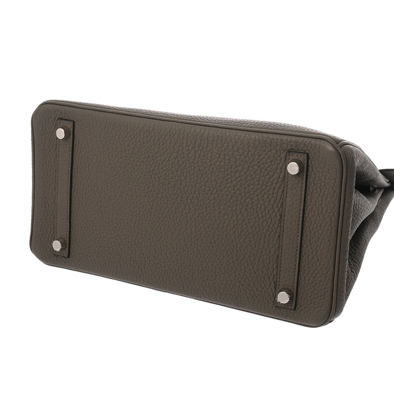 HERMES エルメス バーキン 30 エタン C刻印(2018年頃) レディース トゴ ハンドバッグ ABランク 中古 銀蔵