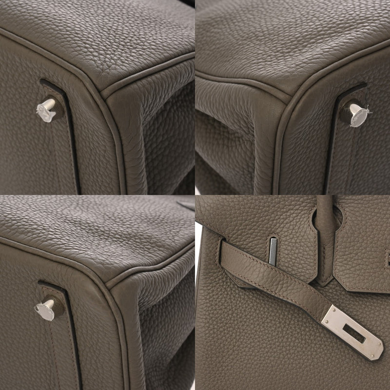 HERMES エルメス バーキン 30 エタン C刻印(2018年頃) レディース トゴ ハンドバッグ ABランク 中古 銀蔵
