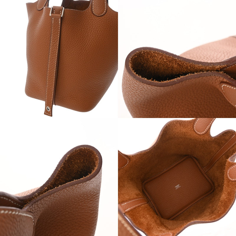 HERMES エルメス ピコタンロック PM ゴールド Z刻印(2021年頃) レディース トリヨンクレマンス ハンドバッグ Aランク 中古 銀蔵