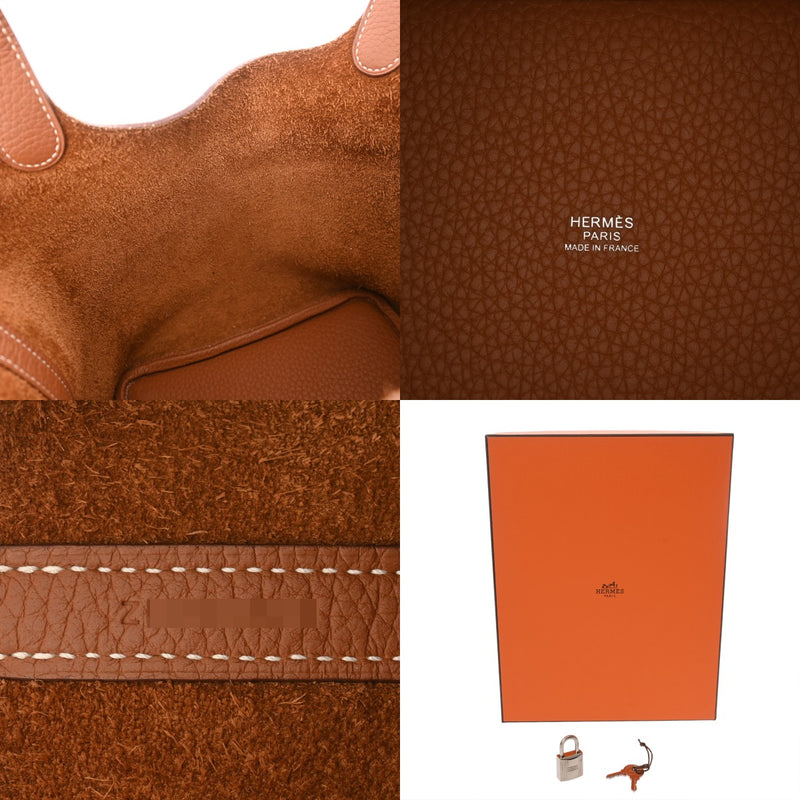 HERMES エルメス ピコタンロック PM ゴールド Z刻印(2021年頃) レディース トリヨンクレマンス ハンドバッグ Aランク 中古 銀蔵