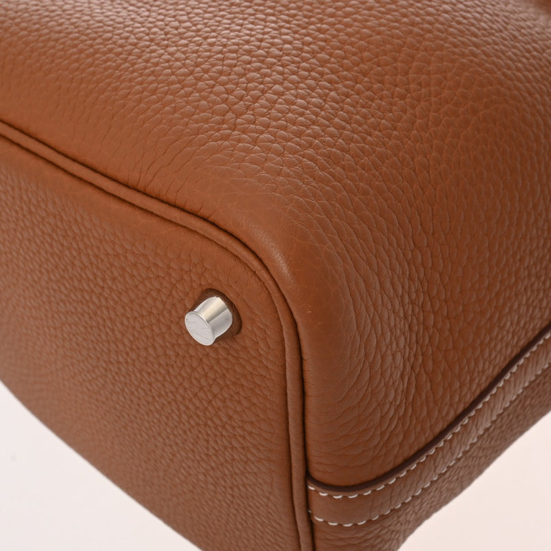 HERMES エルメス ピコタンロック PM ゴールド Z刻印(2021年頃) レディース トリヨンクレマンス ハンドバッグ Aランク 中古 銀蔵