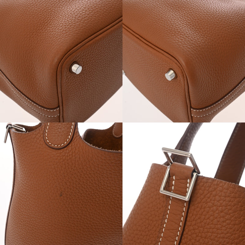 HERMES エルメス ピコタンロック PM ゴールド Z刻印(2021年頃) レディース トリヨンクレマンス ハンドバッグ Aランク 中古 銀蔵