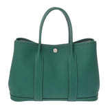 HERMES エルメス ガーデンパーティ TPM ヴェールヴェローヌ Y刻印(2020年頃) レディース ネゴンダ ハンドバッグ ABランク 中古 銀蔵