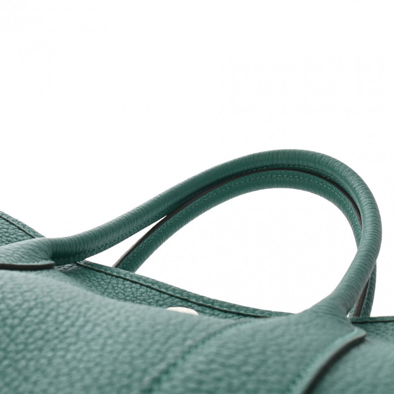 HERMES エルメス ガーデンパーティ TPM ヴェールヴェローヌ Y刻印(2020年頃) レディース ネゴンダ ハンドバッグ ABランク 中古 銀蔵