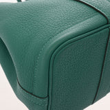 HERMES エルメス ガーデンパーティ TPM ヴェールヴェローヌ Y刻印(2020年頃) レディース ネゴンダ ハンドバッグ ABランク 中古 銀蔵
