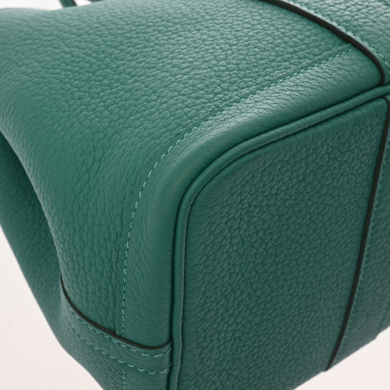 HERMES エルメス ガーデンパーティ TPM ヴェールヴェローヌ Y刻印(2020年頃) レディース ネゴンダ ハンドバッグ ABランク 中古 銀蔵