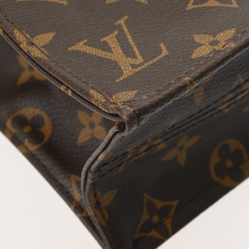 LOUIS VUITTON ルイヴィトン モノグラム サックプラ ブラウン M51140 ユニセックス モノグラムキャンバス トートバッグ ABランク 中古 銀蔵