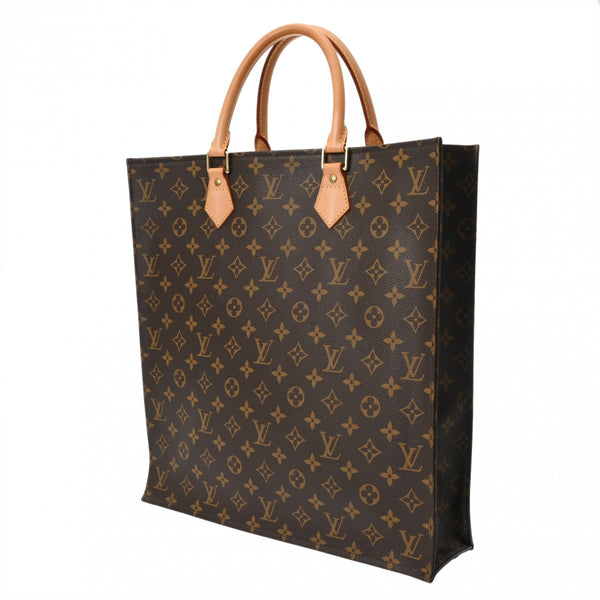 LOUIS VUITTON ルイヴィトン モノグラム サックプラ ブラウン M51140 ユニセックス モノグラムキャンバス トートバッグ ABランク 中古 銀蔵