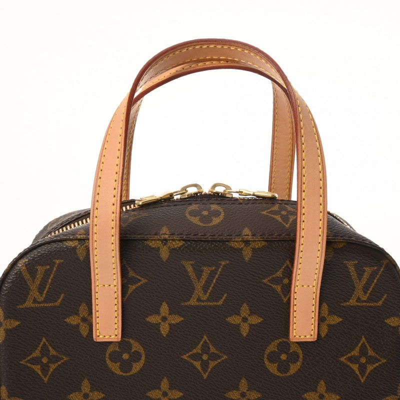 LOUIS VUITTON ルイヴィトン モノグラム スポンティーニ 2WAY ブラウン M47500 レディース モノグラムキャンバス ハンドバッグ Aランク 中古 銀蔵