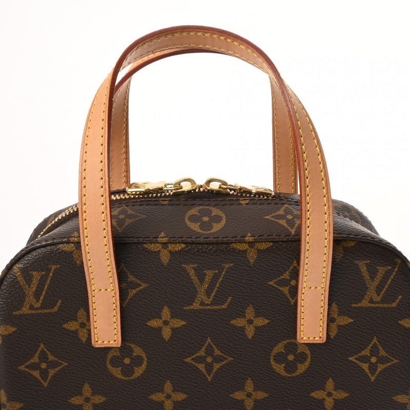 LOUIS VUITTON ルイヴィトン モノグラム スポンティーニ 2WAY ブラウン M47500 レディース モノグラムキャンバス ハンドバッグ Aランク 中古 銀蔵