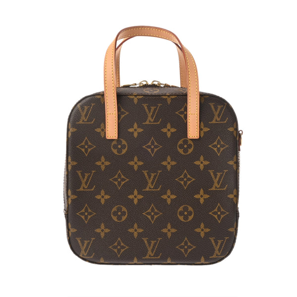 LOUIS VUITTON ルイヴィトン モノグラム スポンティーニ 2WAY ブラウン M47500 レディース モノグラムキャンバス ハンドバッグ Aランク 中古 銀蔵
