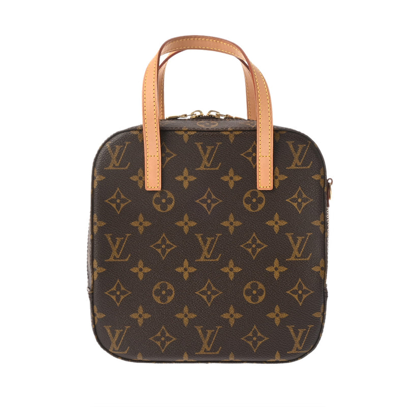 LOUIS VUITTON ルイヴィトン モノグラム スポンティーニ 2WAY ブラウン M47500 レディース モノグラムキャンバス ハンドバッグ Aランク 中古 銀蔵