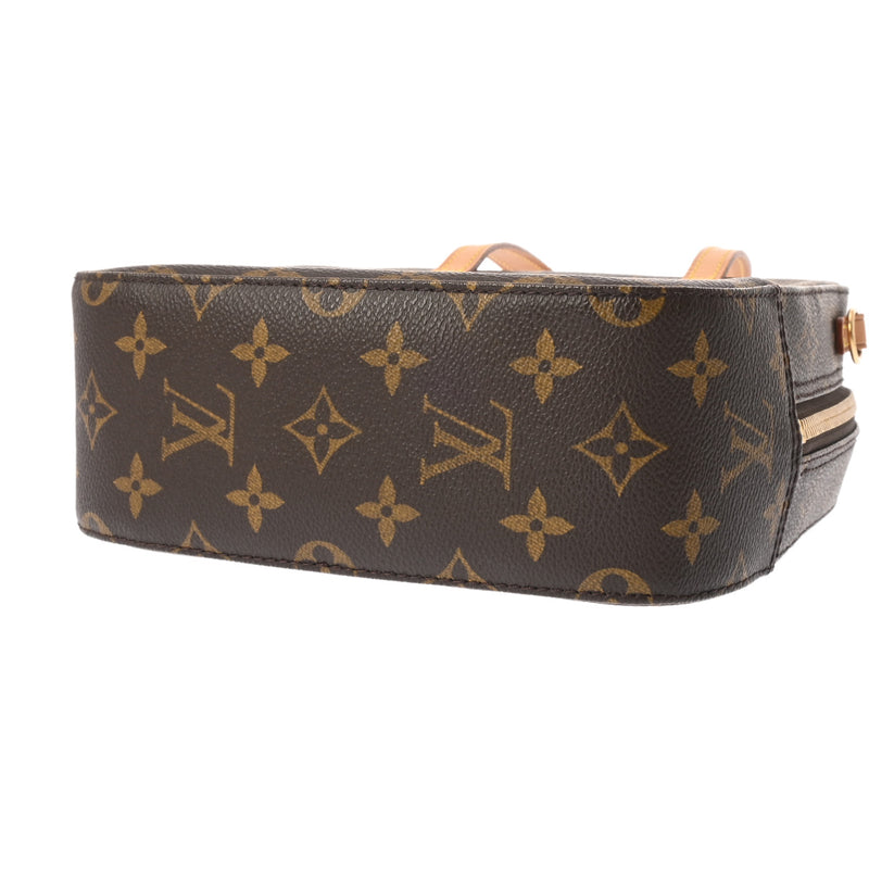 LOUIS VUITTON ルイヴィトン モノグラム スポンティーニ 2WAY ブラウン M47500 レディース モノグラムキャンバス ハンドバッグ Aランク 中古 銀蔵