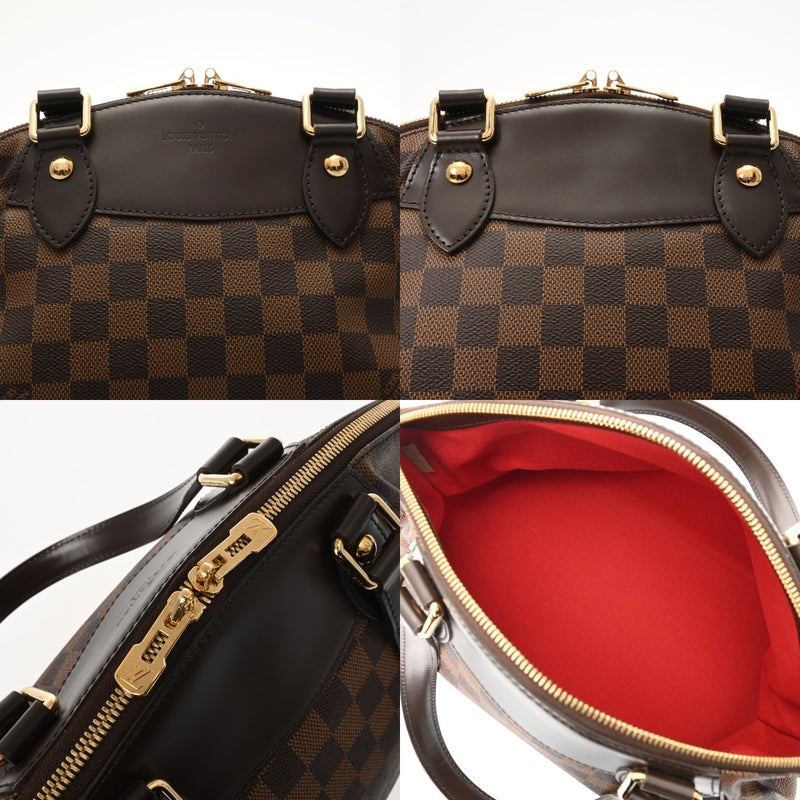 LOUIS VUITTON ルイヴィトン ダミエ リヴィントン PM ブラウン N41157 レディース ダミエキャンバス ハンドバッグ Aランク 中古 銀蔵
