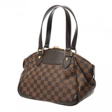 LOUIS VUITTON ルイヴィトン ダミエ リヴィントン PM ブラウン N41157 レディース ダミエキャンバス ハンドバッグ Aランク 中古 銀蔵