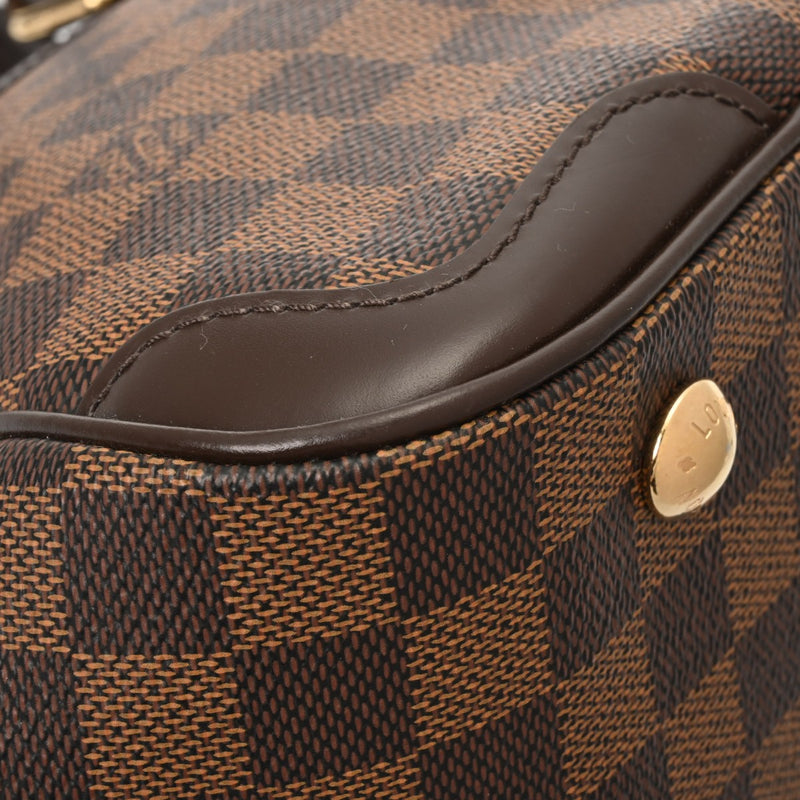 LOUIS VUITTON ルイヴィトン ダミエ リヴィントン PM ブラウン N41157 レディース ダミエキャンバス ハンドバッグ Aランク 中古 銀蔵