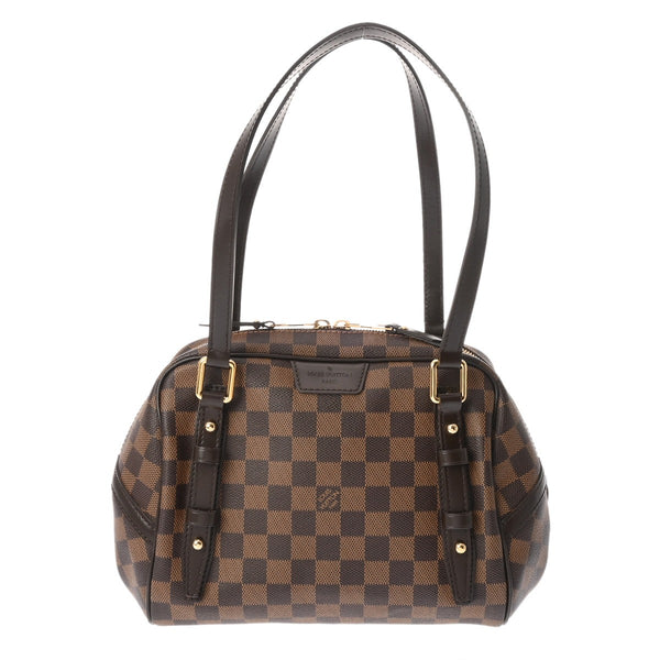 LOUIS VUITTON ルイヴィトン ダミエ リヴィントン PM ブラウン N41157 レディース ダミエキャンバス ハンドバッグ ABランク 中古 銀蔵
