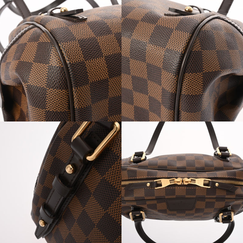 LOUIS VUITTON ルイヴィトン ダミエ リヴィントン PM ブラウン N41157 レディース ダミエキャンバス ハンドバッグ ABランク 中古 銀蔵