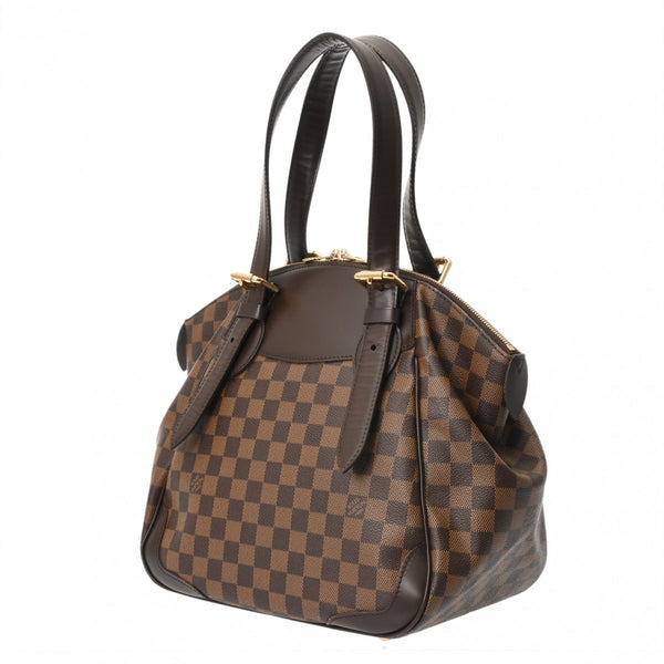 LOUIS VUITTON ルイヴィトン ダミエ ヴェローナ MM エベヌ N41118 レディース ダミエキャンバス ショルダーバッグ ABランク 中古 銀蔵