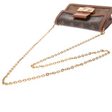 LOUIS VUITTON ルイヴィトン モノグラムリバース ポルトフォイユ ドーフィーヌ ブラウン M68746 レディース モノグラムキャンバス ショルダーバッグ ABランク 中古 銀蔵