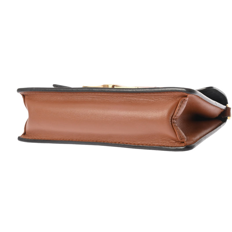 LOUIS VUITTON ルイヴィトン モノグラムリバース ポルトフォイユ ドーフィーヌ ブラウン M68746 レディース モノグラムキャンバス ショルダーバッグ ABランク 中古 銀蔵