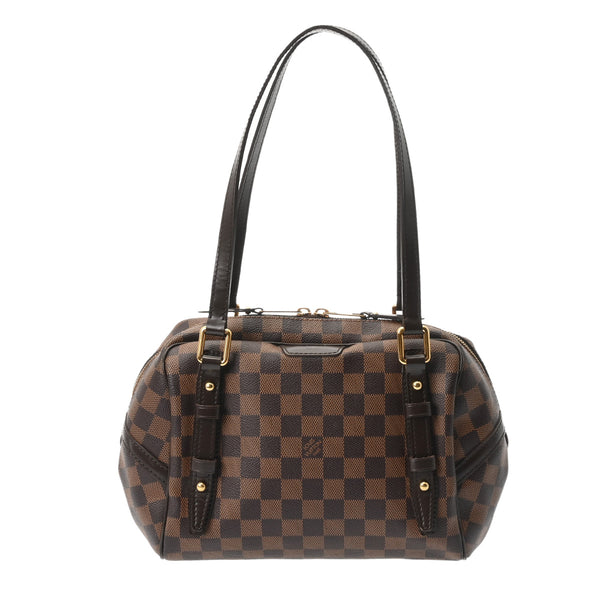 LOUIS VUITTON ルイヴィトン ダミエ リヴィントン PM ブラウン N41157 レディース ダミエキャンバス ハンドバッグ ABランク 中古 銀蔵