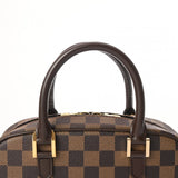 LOUIS VUITTON ルイヴィトン ダミエ サリア ミニ ブラウン N51286 レディース ダミエキャンバス ハンドバッグ Aランク 中古 銀蔵