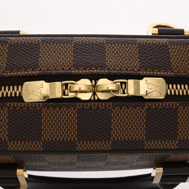 LOUIS VUITTON ルイヴィトン ダミエ サリア ミニ ブラウン N51286 レディース ダミエキャンバス ハンドバッグ Aランク 中古 銀蔵