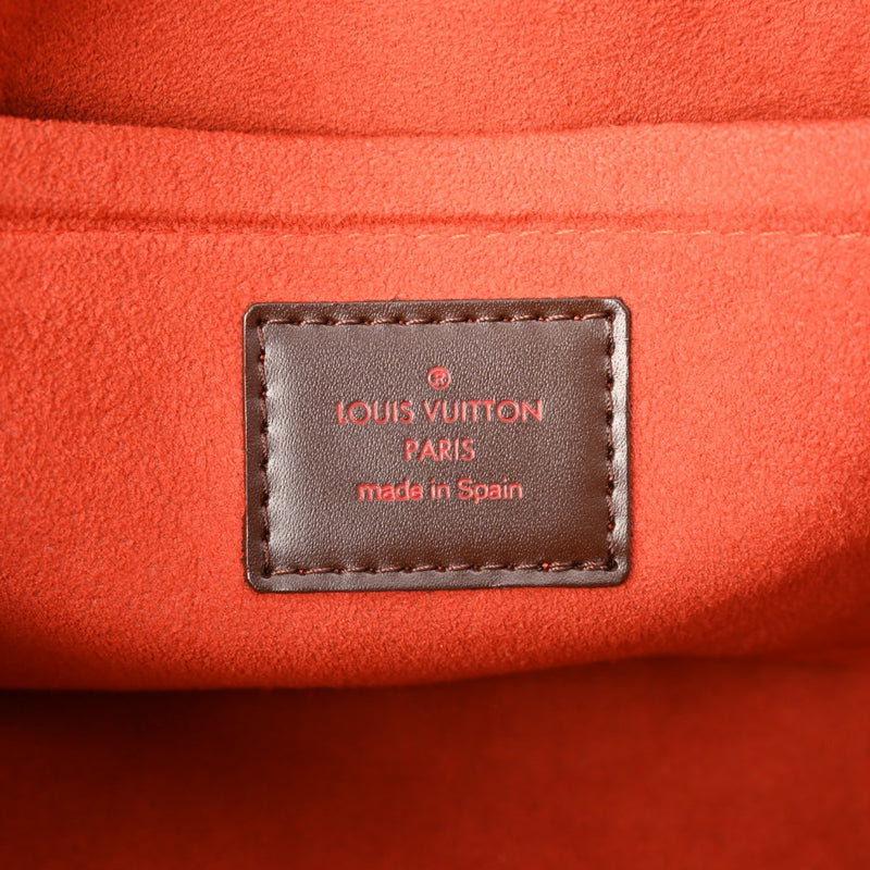 LOUIS VUITTON ルイヴィトン ダミエ サリア ミニ ブラウン N51286 レディース ダミエキャンバス ハンドバッグ Aランク 中古 銀蔵