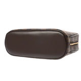 LOUIS VUITTON ルイヴィトン ダミエ サリア ミニ ブラウン N51286 レディース ダミエキャンバス ハンドバッグ Aランク 中古 銀蔵