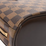 LOUIS VUITTON ルイヴィトン ダミエ サリア ミニ ブラウン N51286 レディース ダミエキャンバス ハンドバッグ Aランク 中古 銀蔵