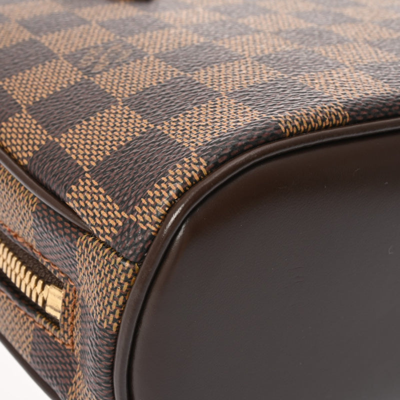 LOUIS VUITTON ルイヴィトン ダミエ サリア ミニ ブラウン N51286 レディース ダミエキャンバス ハンドバッグ Aランク 中古 銀蔵