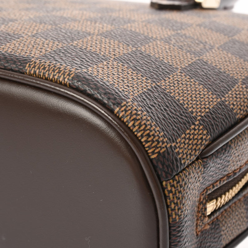 LOUIS VUITTON ルイヴィトン ダミエ サリア ミニ ブラウン N51286 レディース ダミエキャンバス ハンドバッグ Aランク 中古 銀蔵