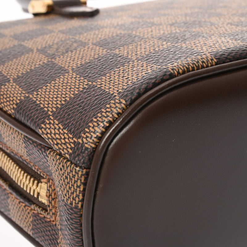 LOUIS VUITTON ルイヴィトン ダミエ サリア ミニ ブラウン N51286 レディース ダミエキャンバス ハンドバッグ Aランク 中古 銀蔵